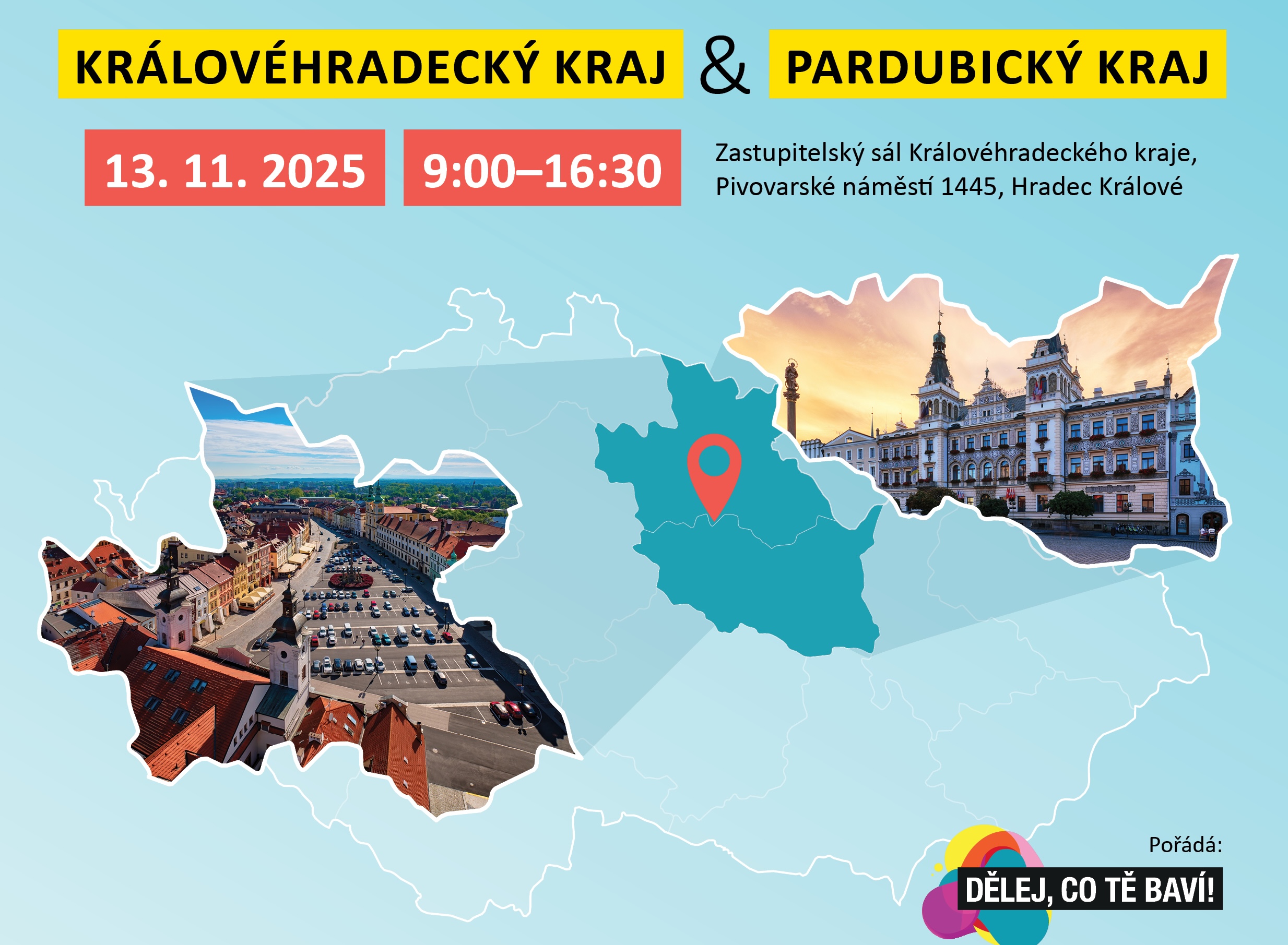 KRÁLOVÉHRADECKÝ KRAJ A PARDUBICKÝ KRAJ 13.11.2025 V HRADCI KRÁLOVÉ