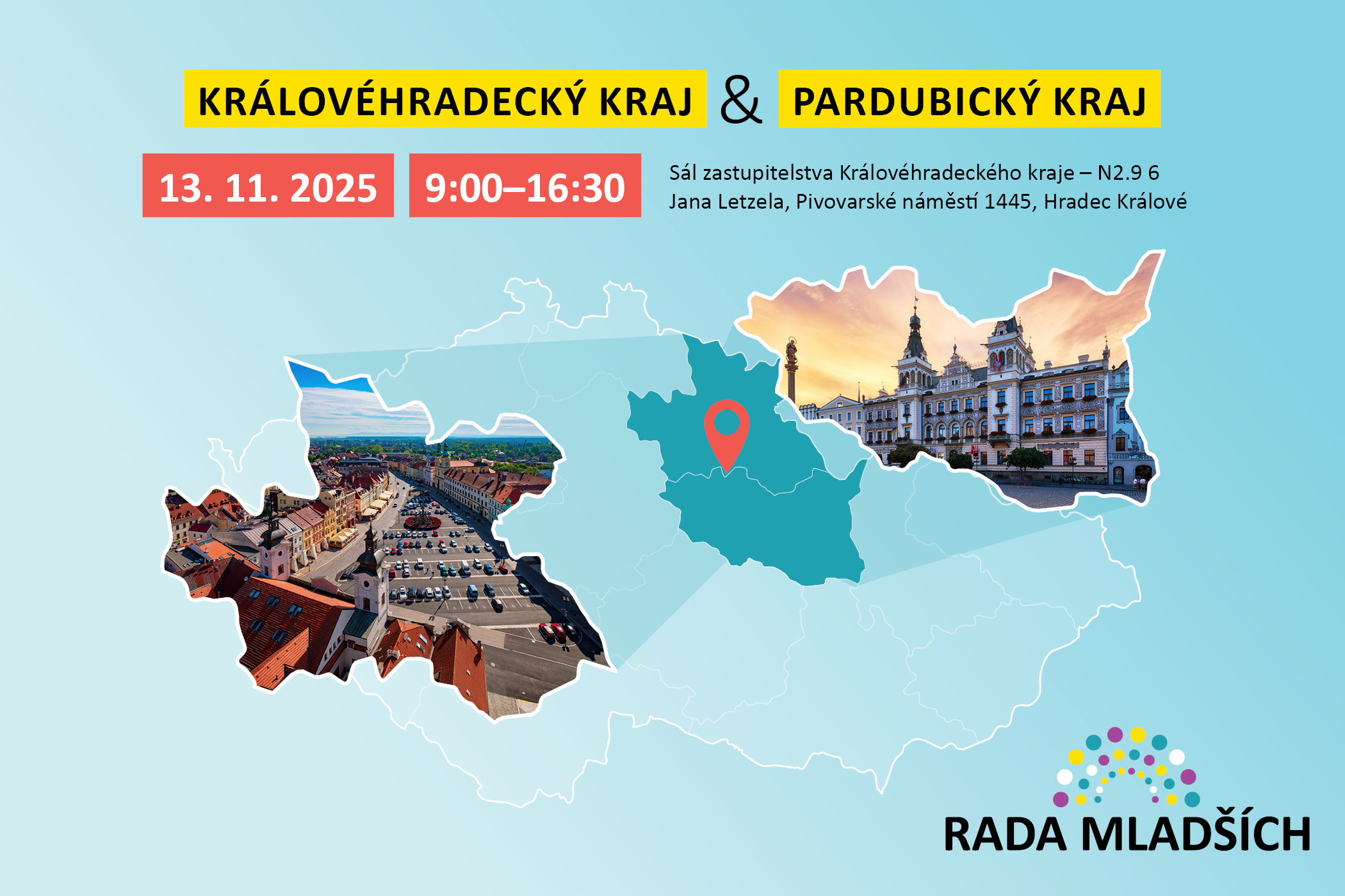 KRÁLOVÉHRADECKÝ KRAJ A PARDUBICKÝ KRAJ 13.11.2025 V HRADCI KRÁLOVÉ